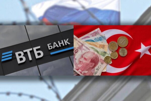 Російський банк ВТБ рипинив транзакції в турецькій валюті / Колаж: bank.co.ua